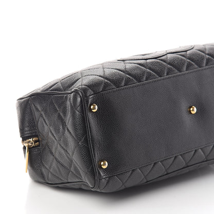 Chanel Caviar Quilted Large Bowler Black 9 of 13