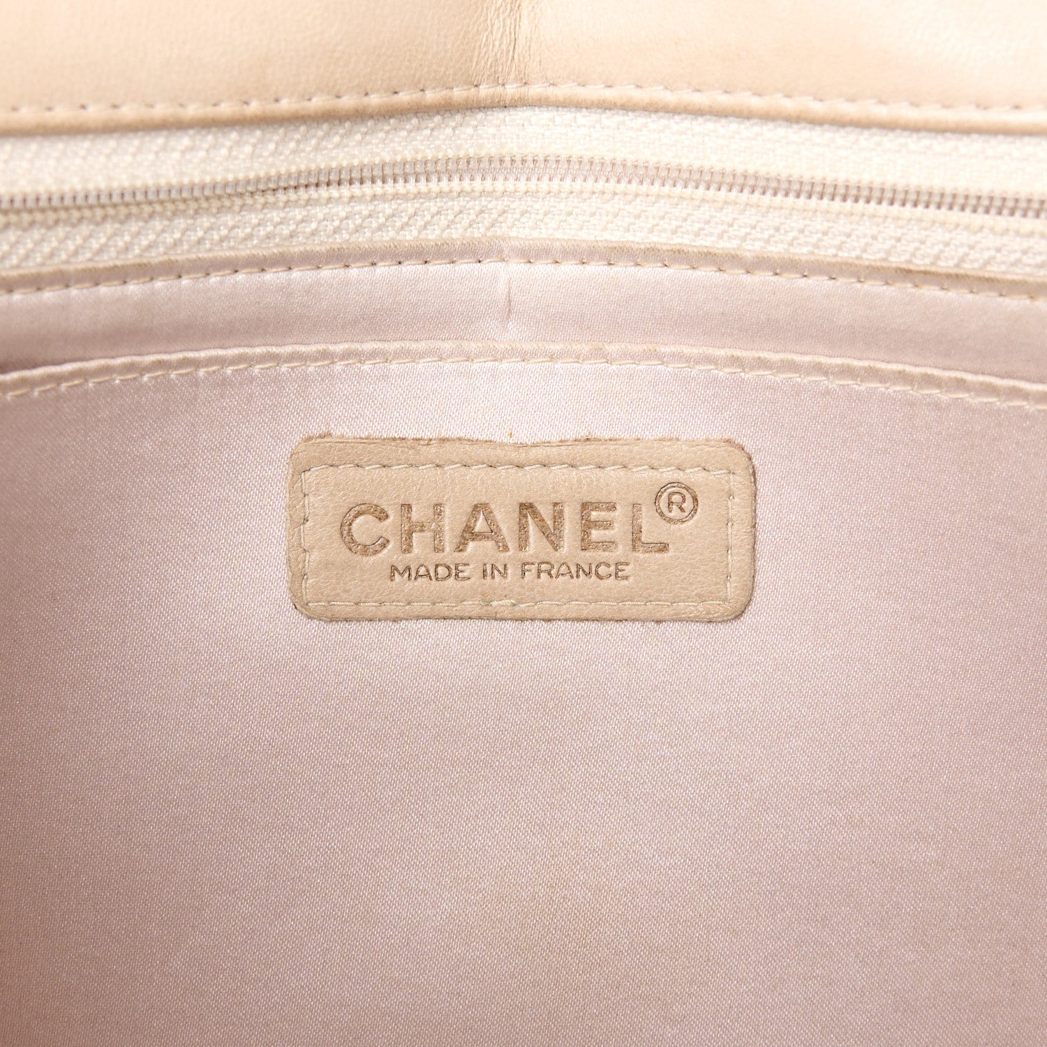 Chanel Nylon Medium Travel Flap Light Beige 6 of 14