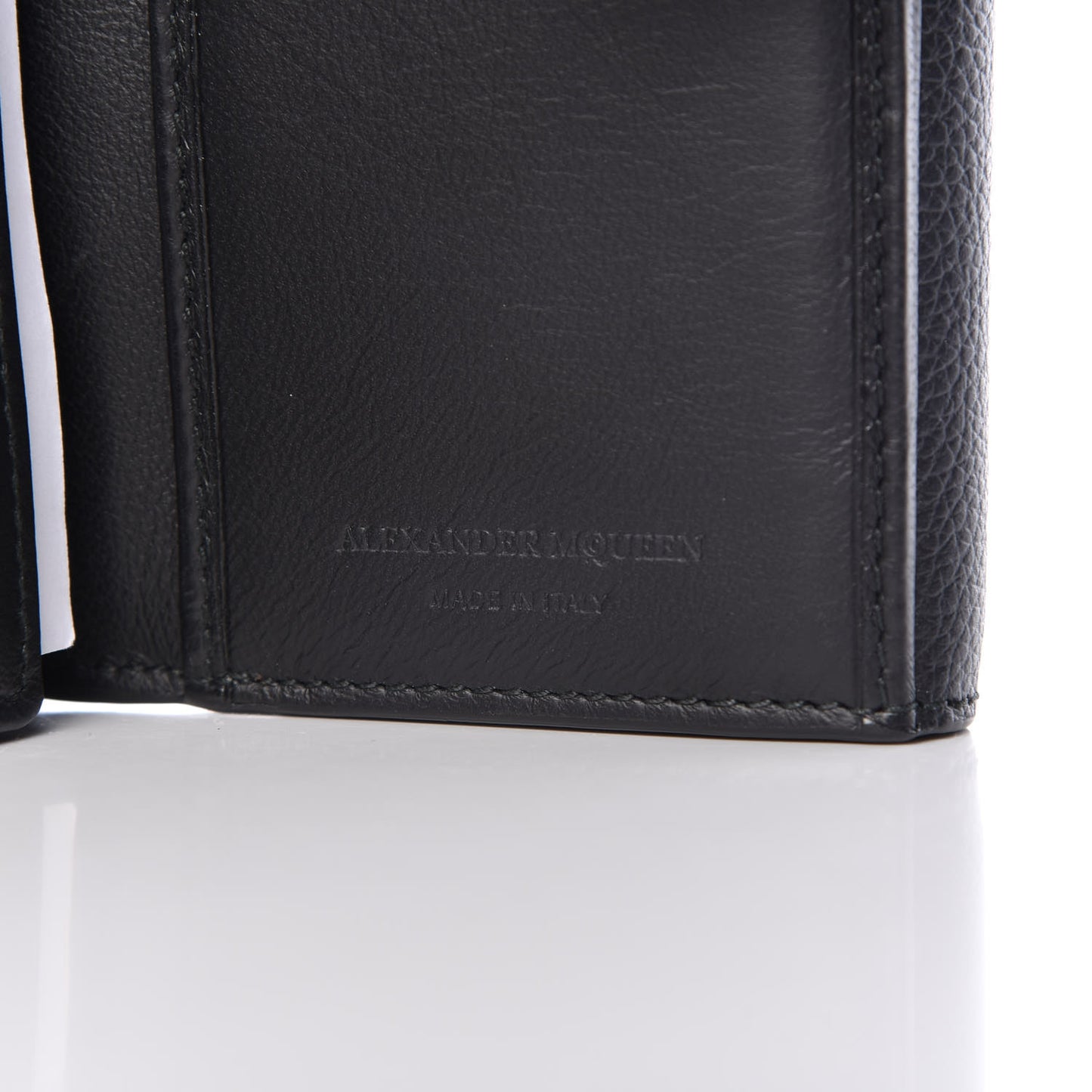 Calfskin Skull Continental Wallet Black