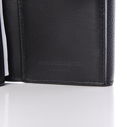Alexander McQueen Calfskin Skull Continental Wallet Black 6 of 10