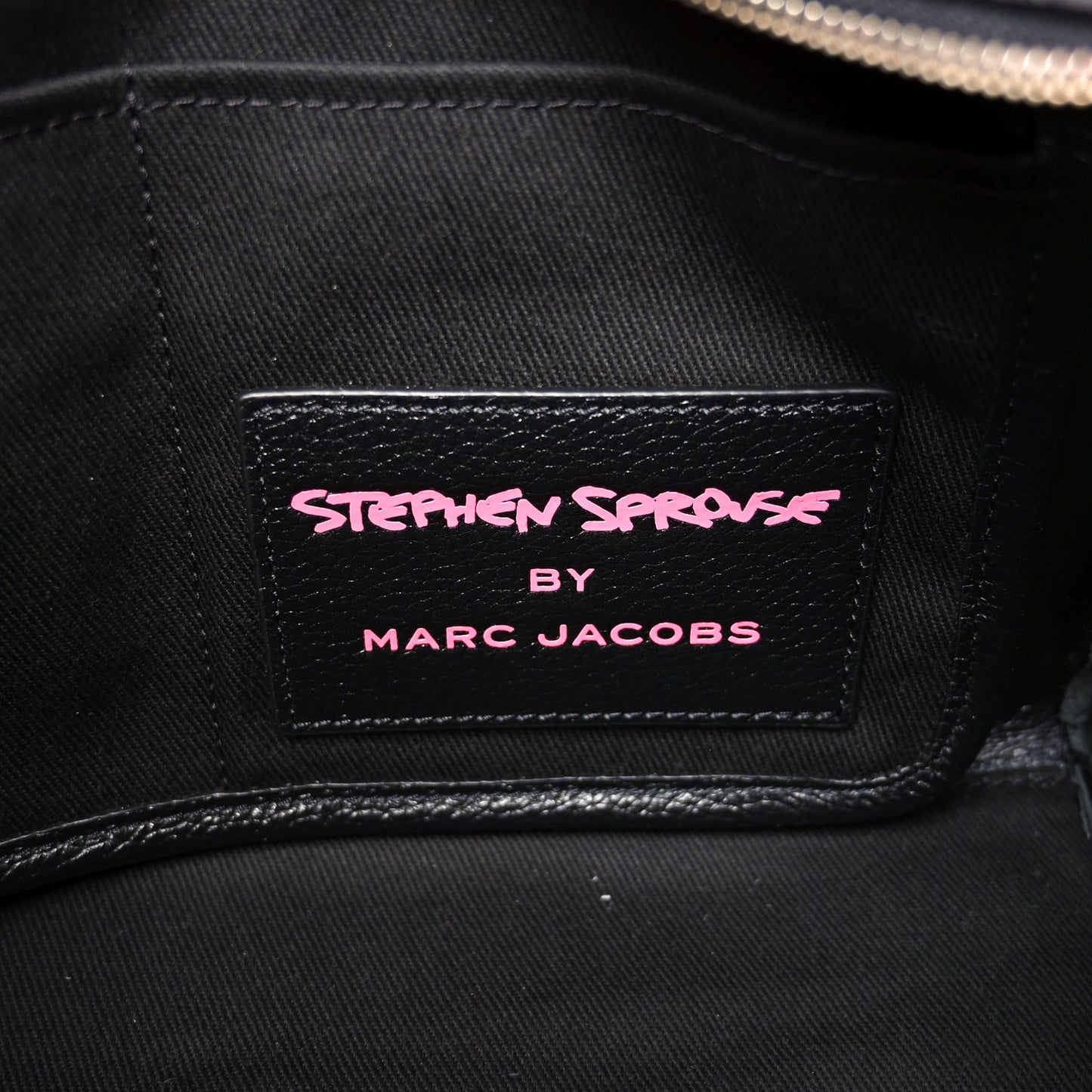 X STEPHEN SPROUSE Grained Calfskin Medium The Tote Bag Pink