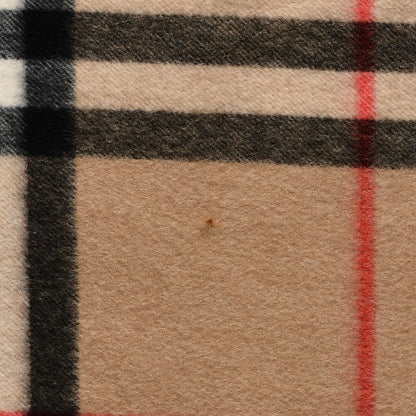 Burberry Cashmere Check Snood Scarf Camel 3 of 6