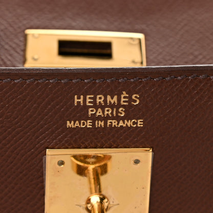 Hermes Courchevel Kelly Retourne 35 Noisette 6 of 13
