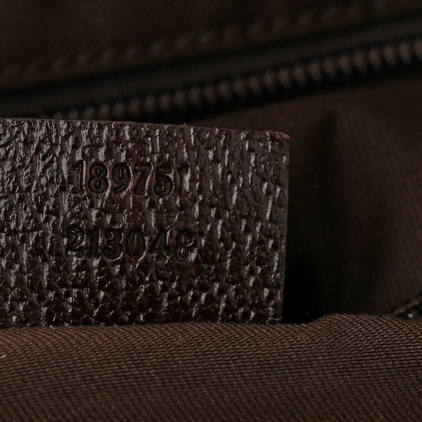 Monogram Web Medium Flat Messenger Bag Brown