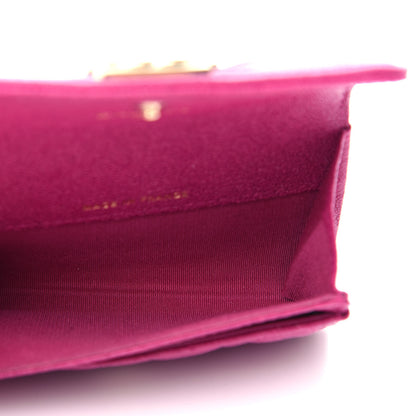 Chanel Caviar Quilted Boy Card Holder Wallet Fuchsia 5 of 8