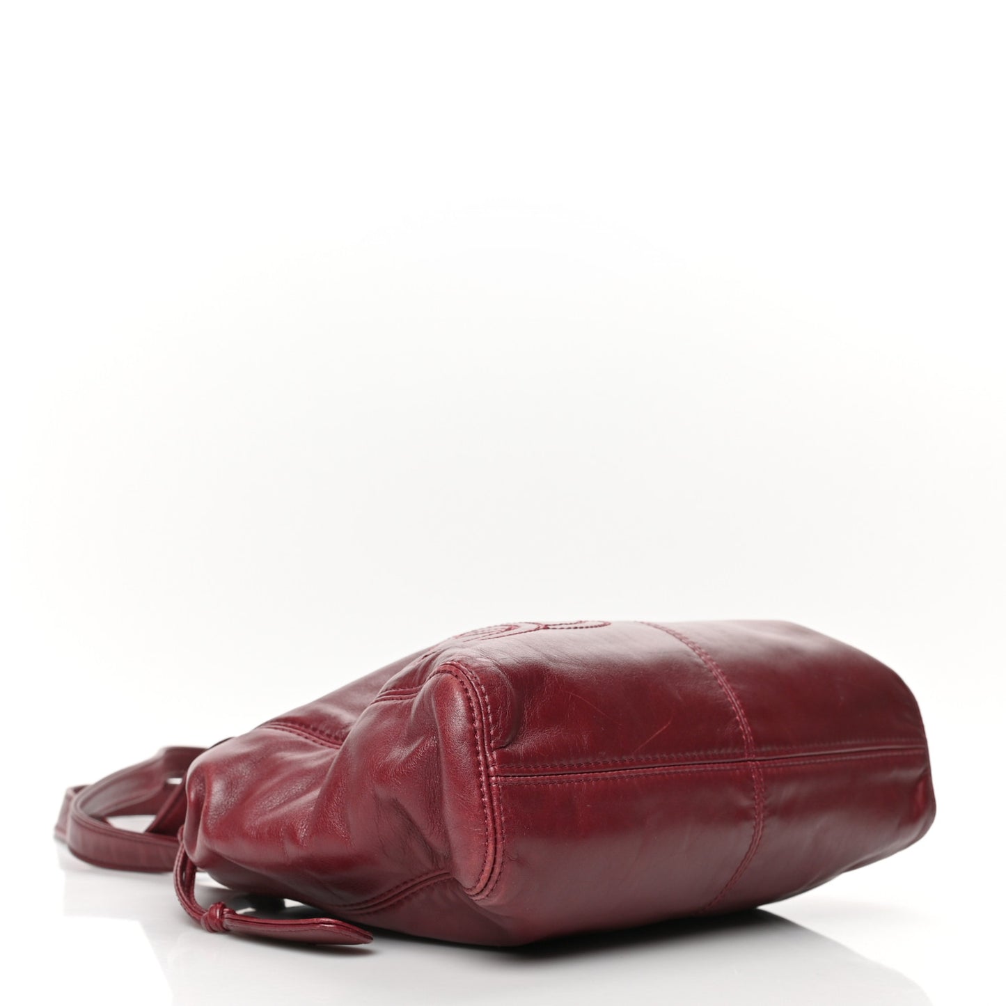 Calfskin CC Shoulder Bag Red