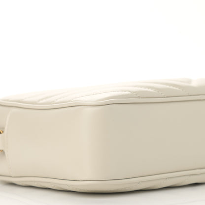 Saint Laurent Calfskin Matelasse Monogram Lou Camera Bag Crema Soft 9 of 11