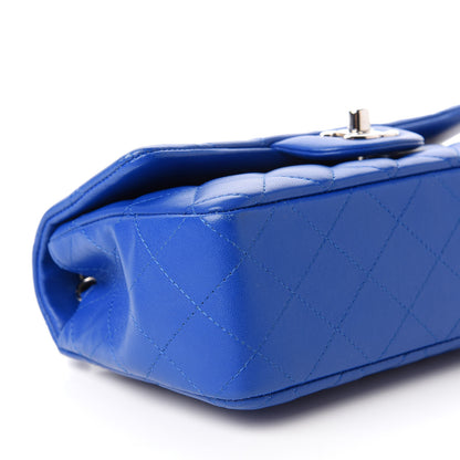 Chanel Lambskin Quilted Mini Rectangular Flap Royal Blue 6 of 11