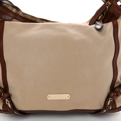 Burberry Canvas Calfskin Canterbury Tote 8 of 12