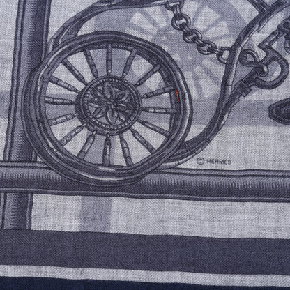 Hermes Cashmere Silk Flamboyant Web Scarf 100 3 of 4
