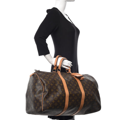 Louis Vuitton Monogram Keepall 50 2 of 16