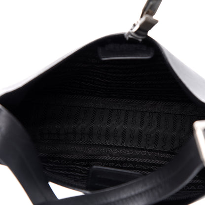 Prada Calfskin Shoulder Bag Black 5 of 9