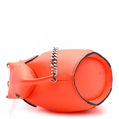 Loewe Calfskin Mini Punk Elephant Crossbody Bag Orange 3 of 9