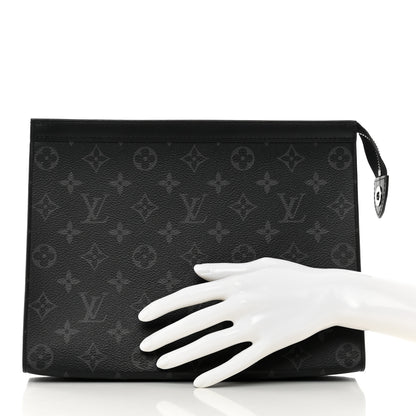Louis Vuitton Monogram Eclipse Pochette Voyage MM 2 of 6