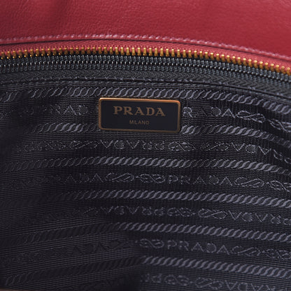 Prada Glace Calfskin City Calfskin Tote Cerise 5 of 8