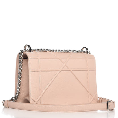 Christian Dior Grained Calfskin Medium Diorama Flap Bag Nude 3 of 6