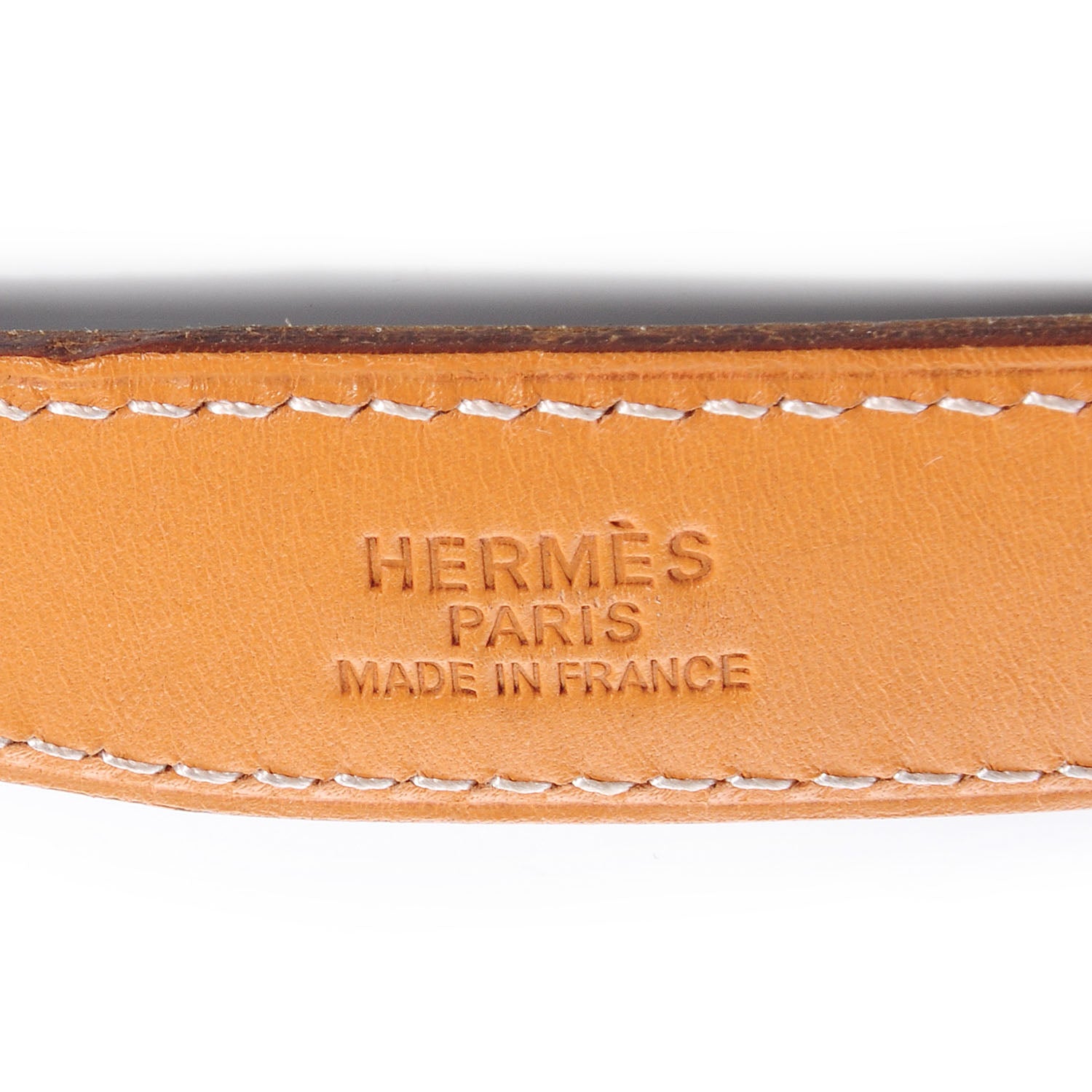 Hermes Vache Box Reversible 24mm Gold Constance H Belt Natural Noir 75 3 of 5