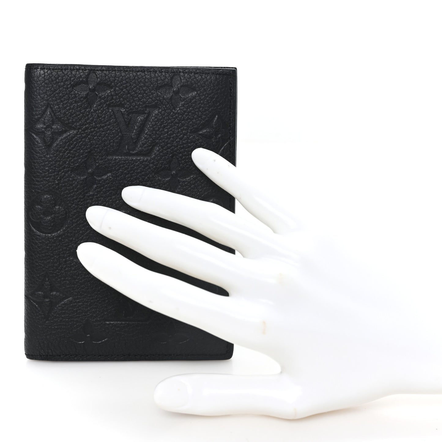 Empreinte Monogram Passport Cover Black