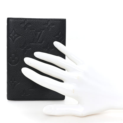 Louis Vuitton Empreinte Monogram Passport Cover Black 2 of 7