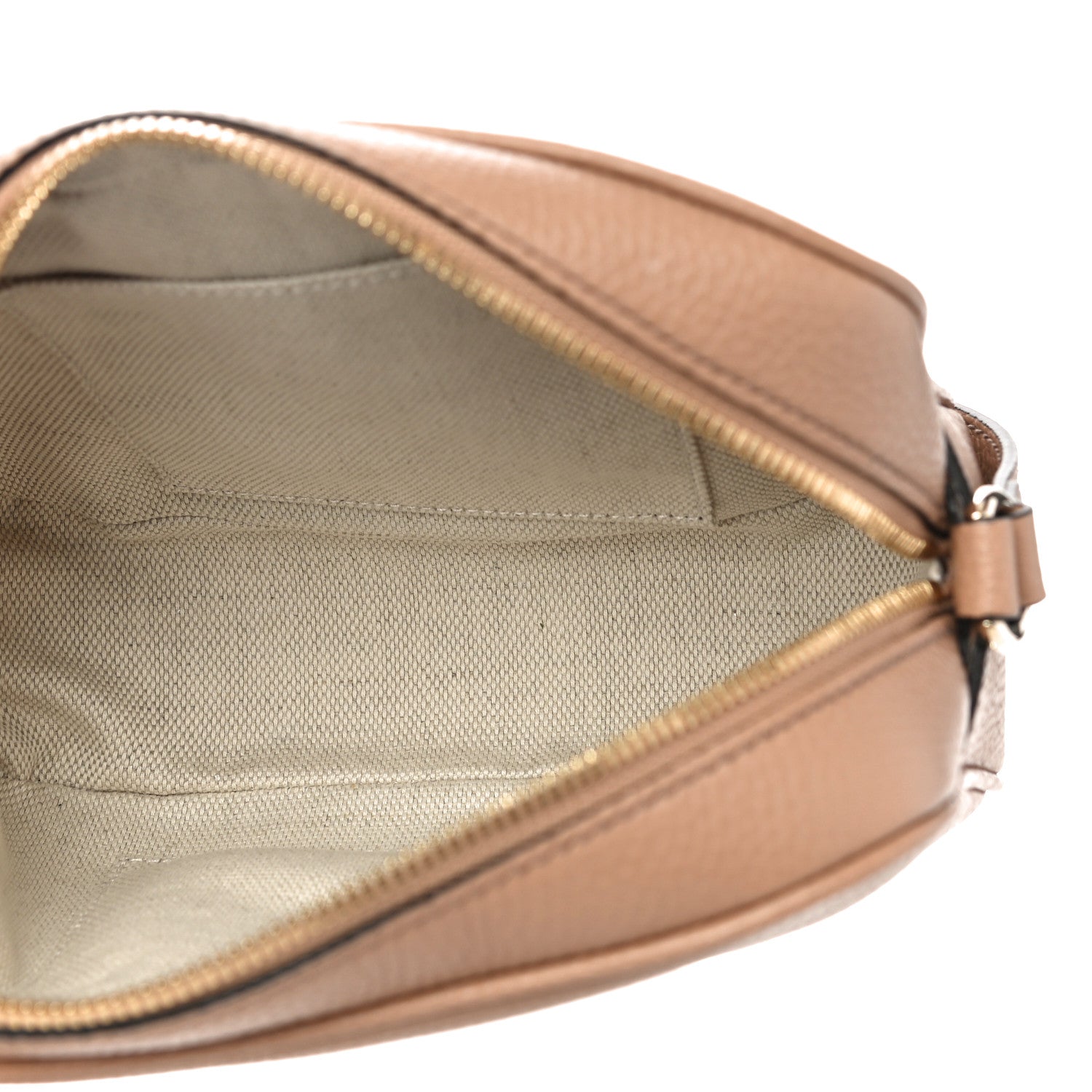 Gucci Pebbled Calfskin Small Soho Disco Bag Camelia 5 of 11