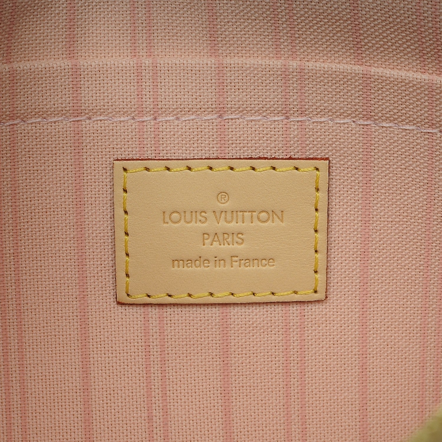 Louis Vuitton Damier Azur Neverfull MM GM Pochette Rose Ballerine 6 of 7