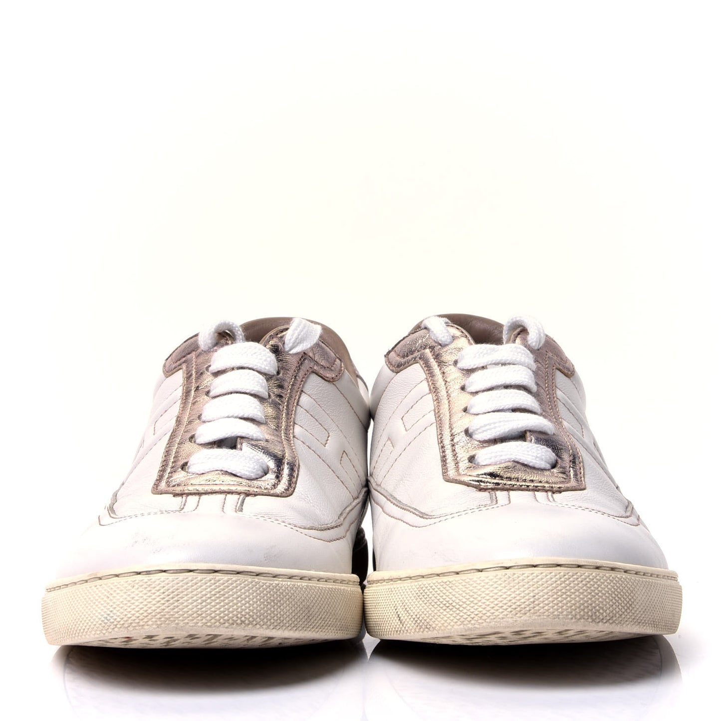 Swift Nappa Quicker Sneakers 38 Blanc Or Rose