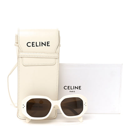 Celine Acetate Sunglasses CL40255I Ivory 7 of 7