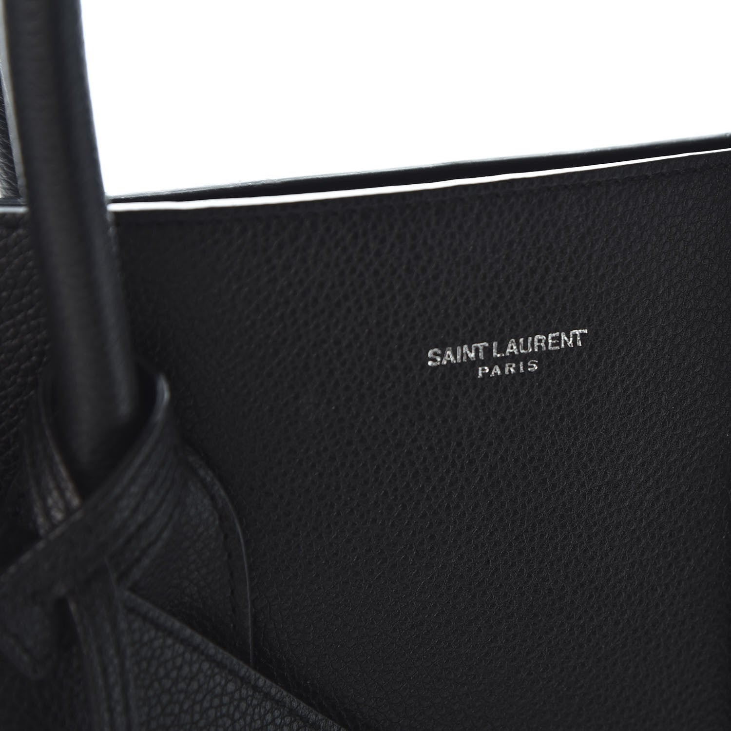 Saint Laurent Grained Calfskin Large Sac De Jour Carryall Black 10 of 10