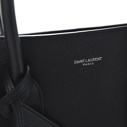 Saint Laurent Grained Calfskin Large Sac De Jour Carryall Black 10 of 10