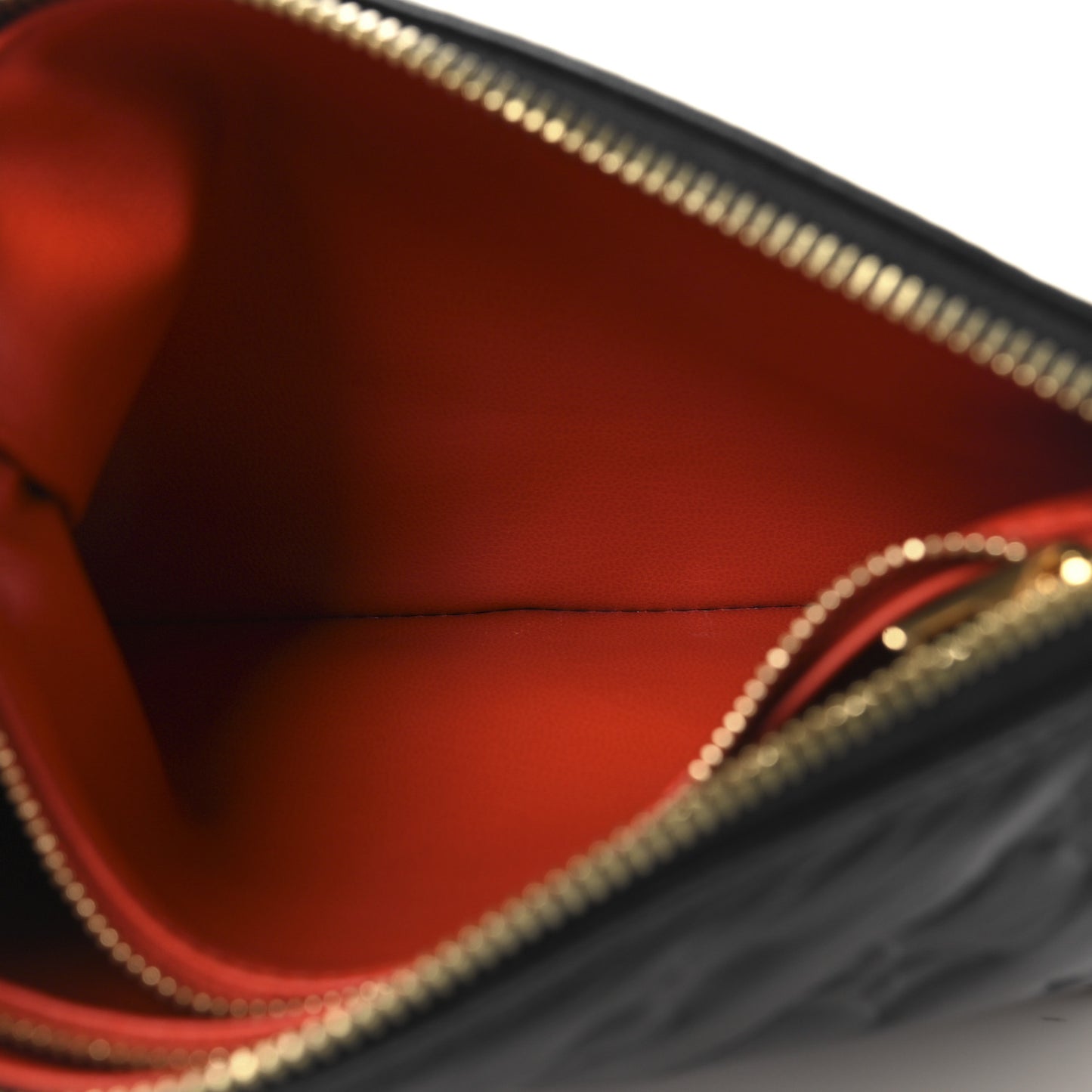 Lambskin Embossed Monogram Coussin BB Black