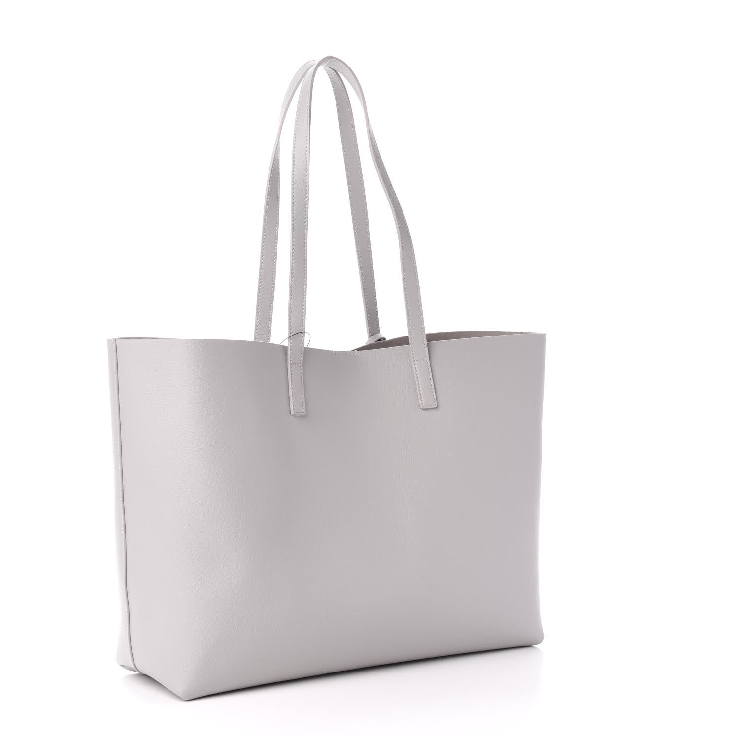 Saint Laurent Calfskin Large Shopping Tote Granite 4 of 13
