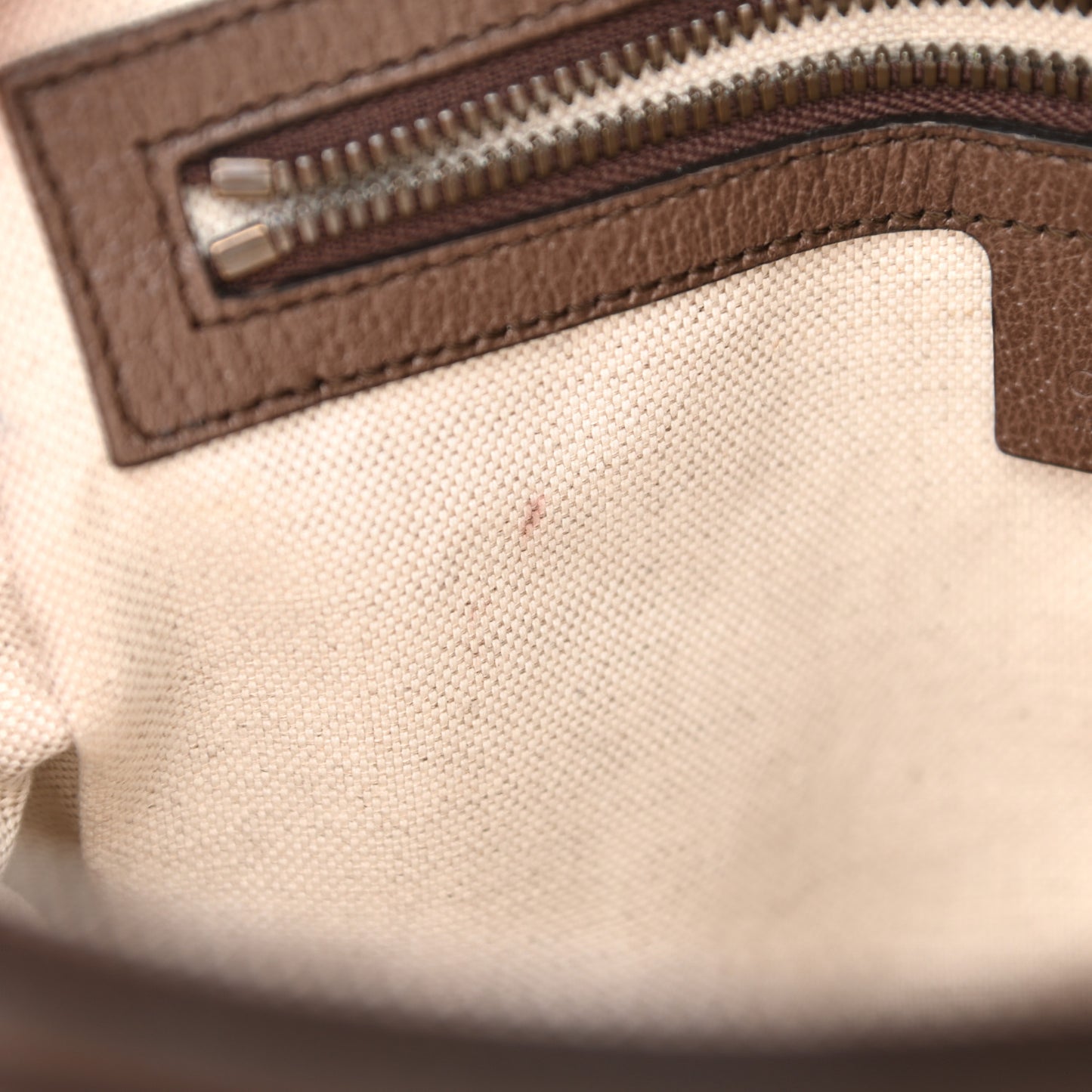 GG Supreme Monogram Web Small Ophidia Messenger Bag Brown
