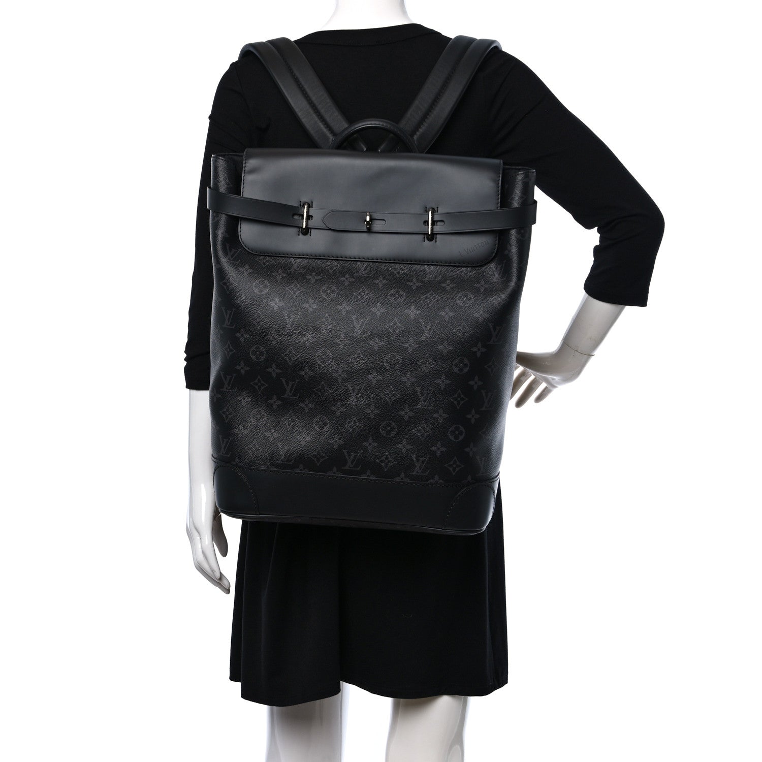 Louis Vuitton Monogram Eclipse Steamer Backpack 2 of 8