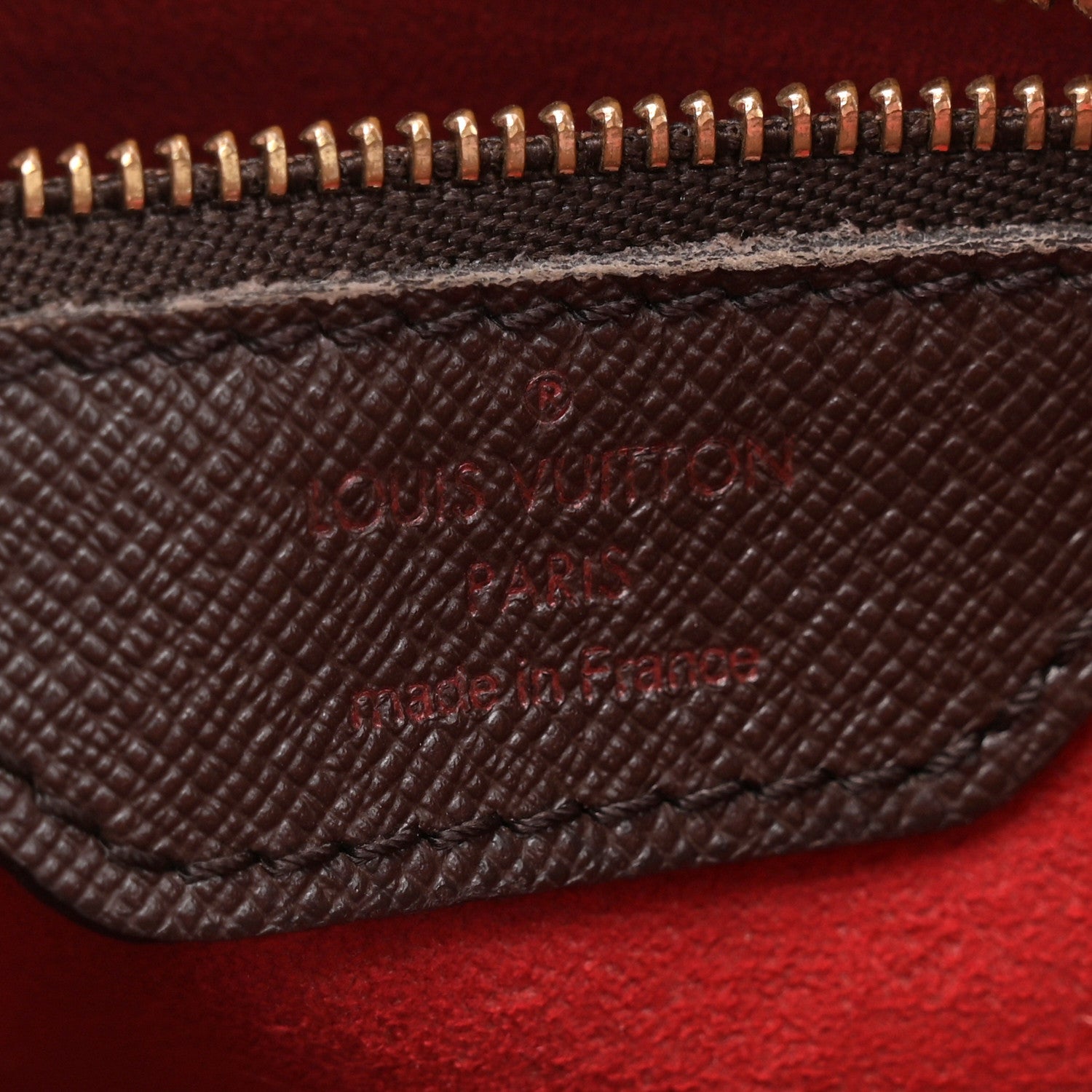 Louis Vuitton Damier Ebene Marais Bucket 23 6 of 12