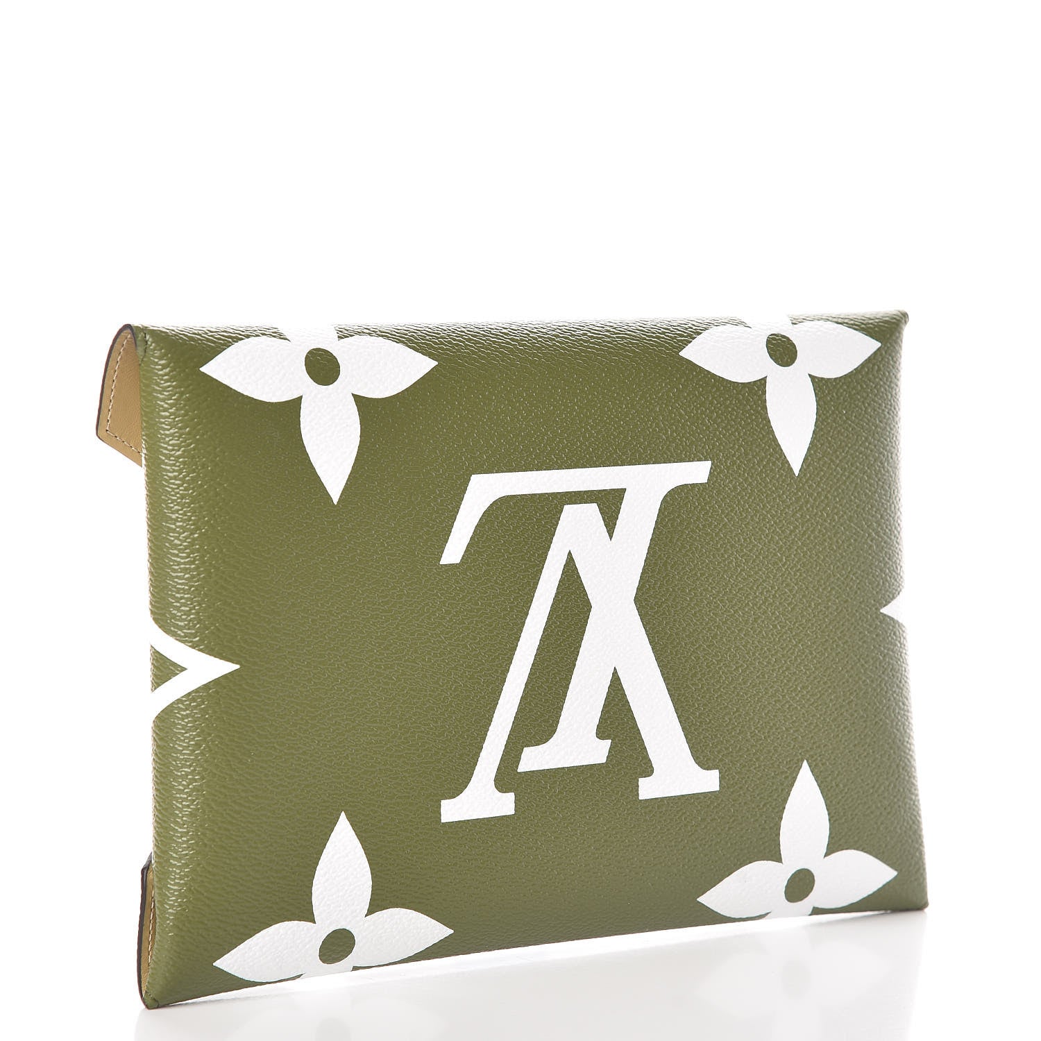 Louis Vuitton Monogram Giant Large Kirigami Pochette Kaki 3 of 10
