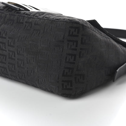 Fendi Zucchino Mama Baguette Black 7 of 9