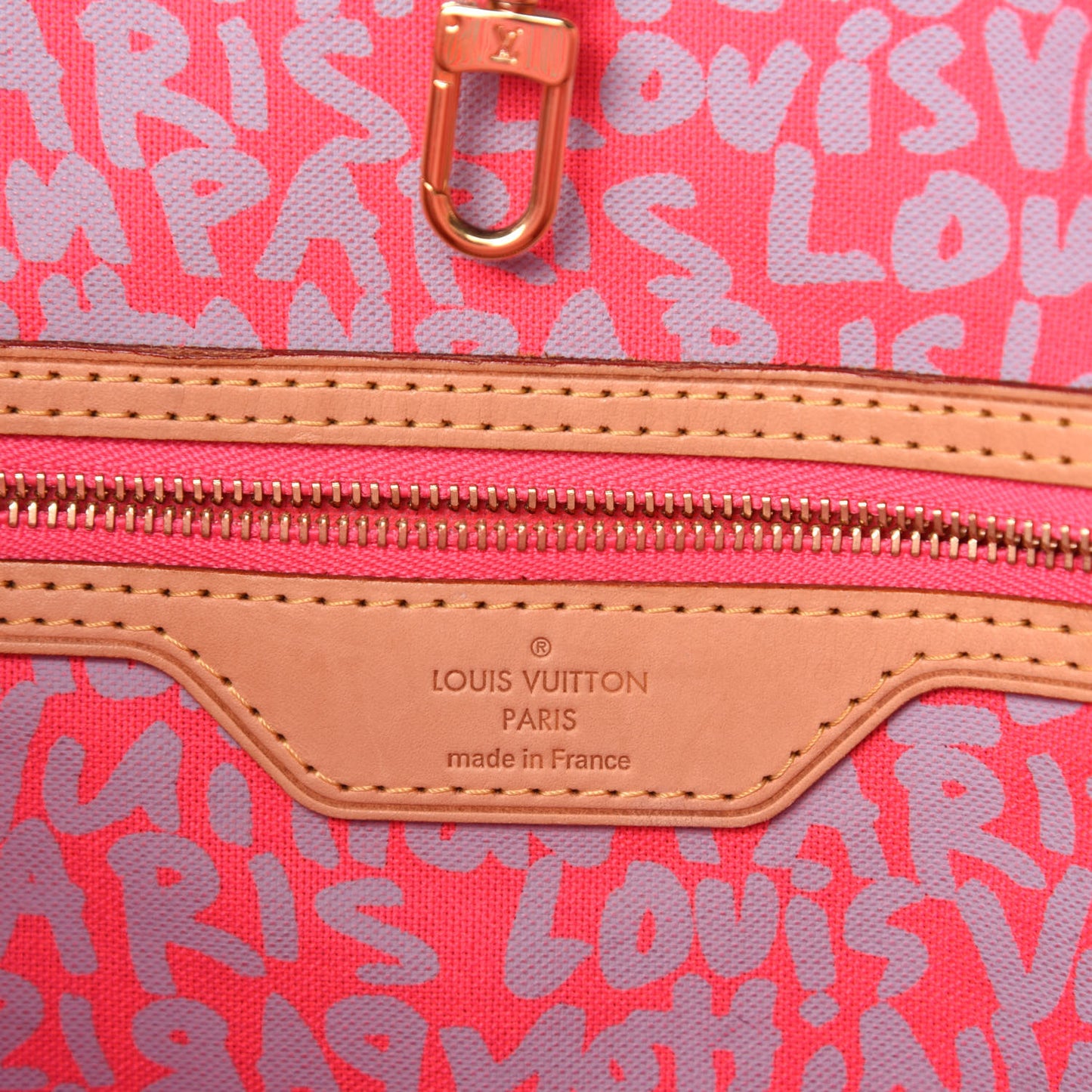 Monogram Graffiti Neverfull GM Fuchsia