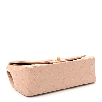 Chanel Aged Calfskin Quilted 2.55 Reissue 225 Flap Light Beige 4 of 10