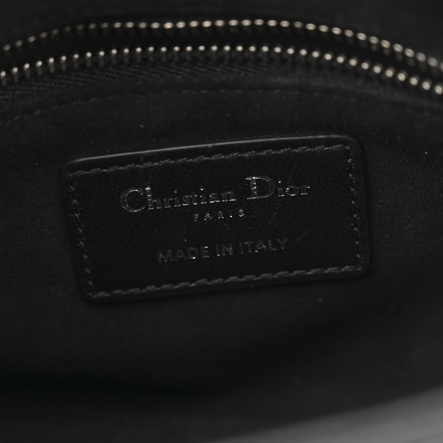 Christian Dior Lambskin Cannage Mini Lady Dior Black 6 of 10