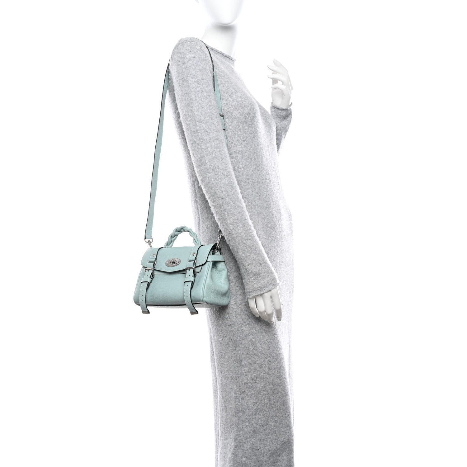 Mulberry Heavy Grain Mini Alexa Acrylic Green 2 of 10