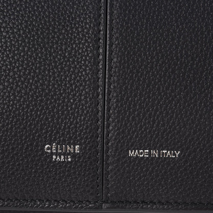 Celine Baby Grained Calfskin Medium Tri-Fold Bag Black 6 of 9