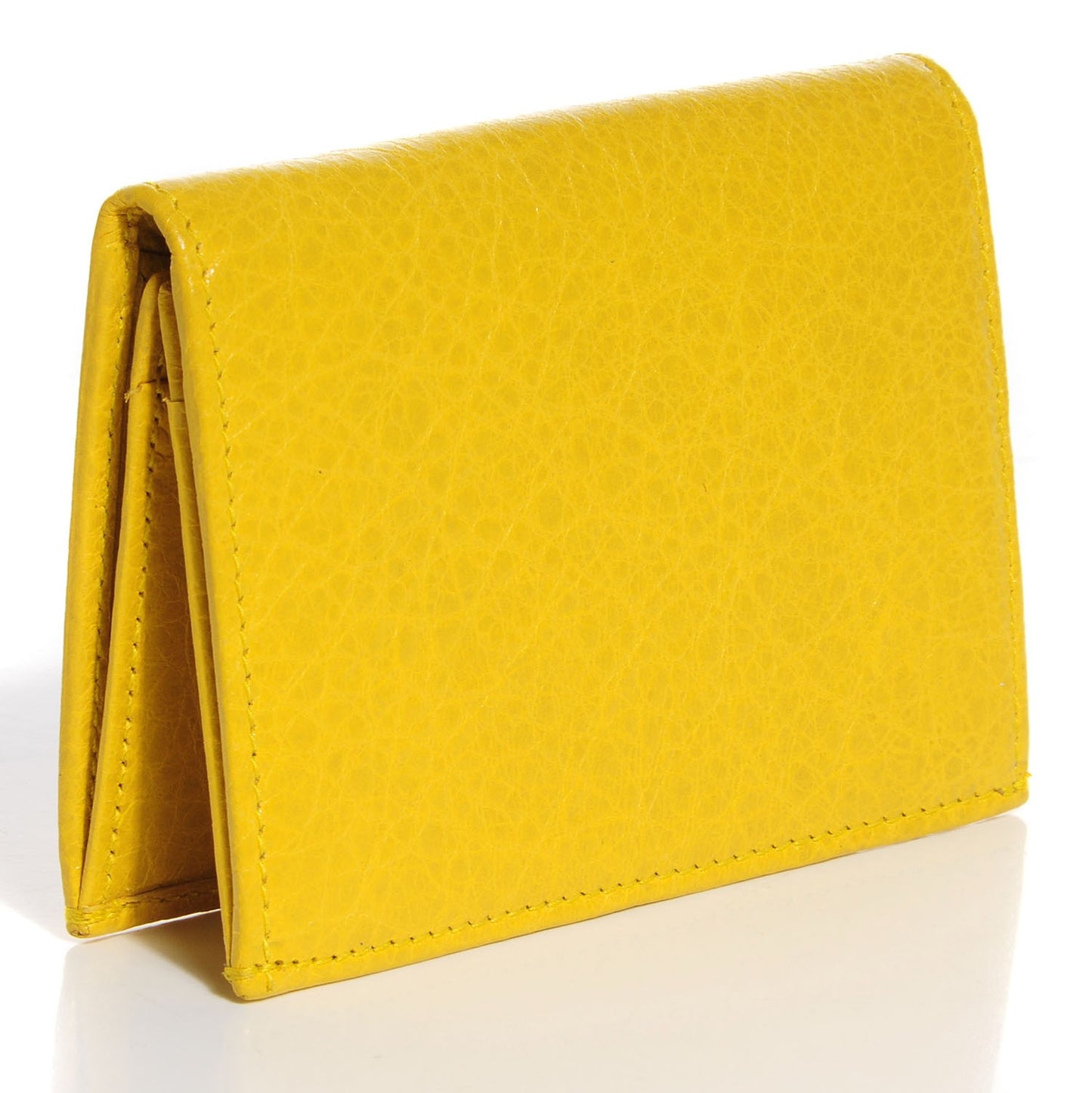 Agneau Giant 12 Silver Hardware Card Case Curry