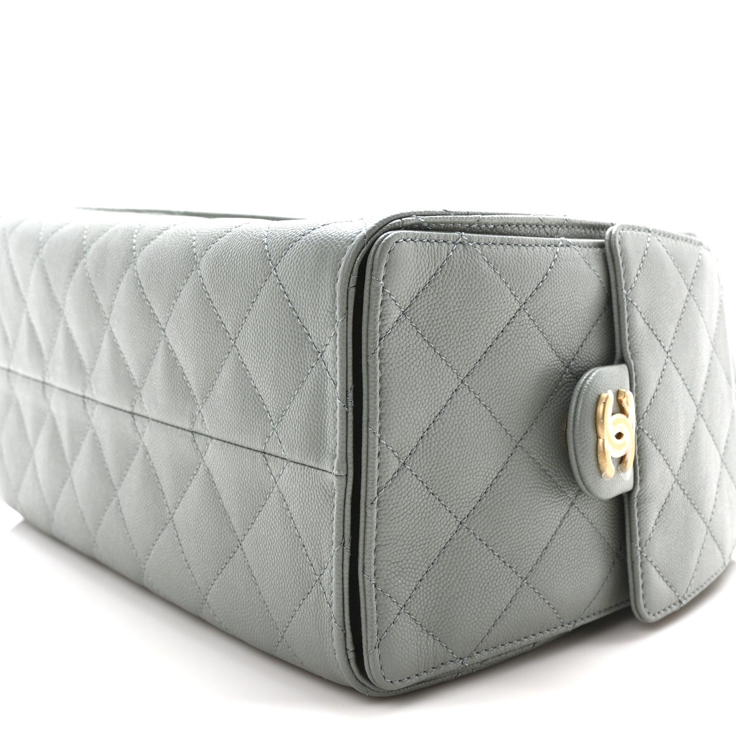 Chanel Caviar Quilted Small Chanel 25 Handbag Light Green 10 of 11