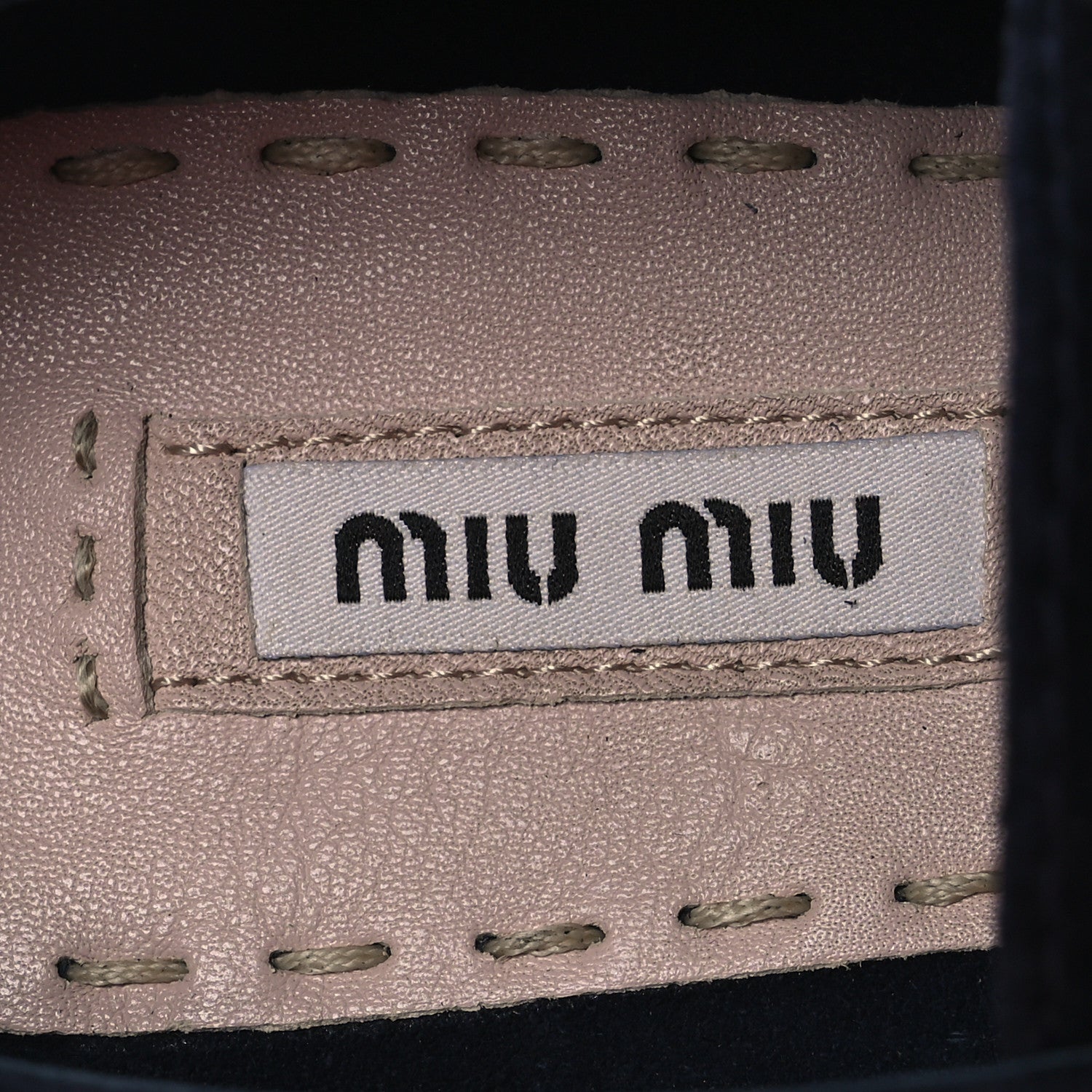 Miu Miu Camoscio Crystal Embellished Womens Low Top Sneakers 38 Navy 9 of 11