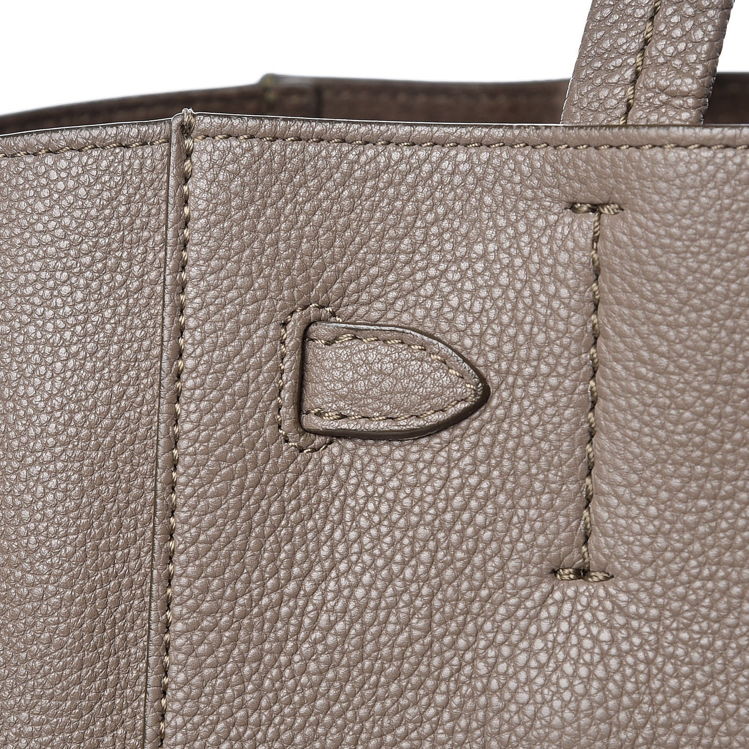 Celine Soft Grained Calfskin Medium Belt Cabas Phantom Taupe 13 of 19