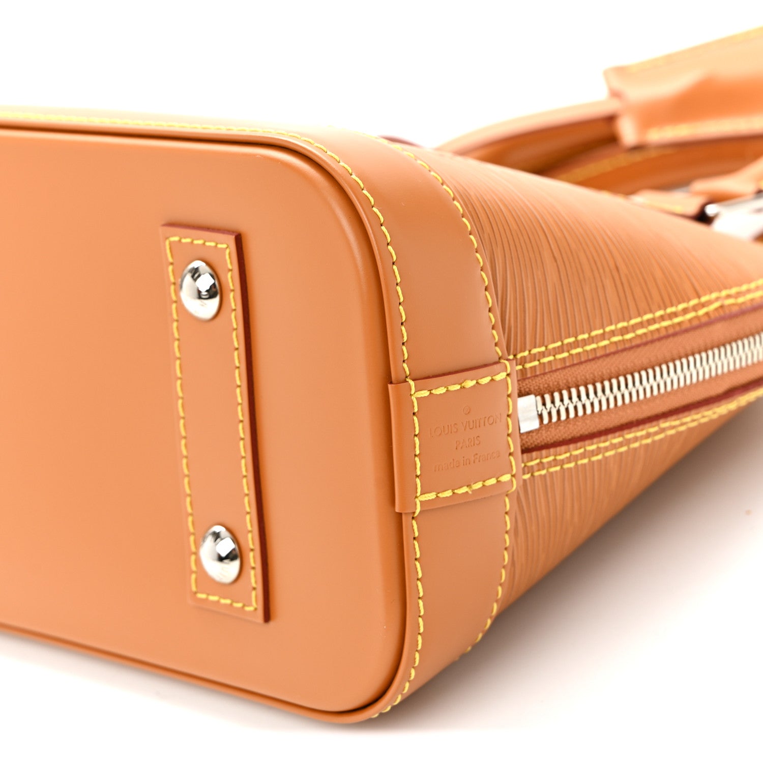 Louis Vuitton Epi Jacquard Alma BB Honey Gold 9 of 9