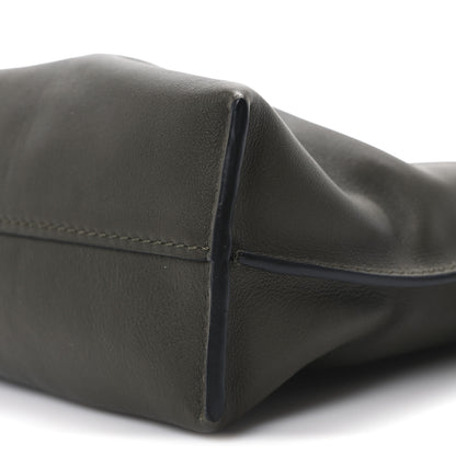 Loewe Calfskin Mini Flamenco Knot Clutch Dark Khaki 9 of 9