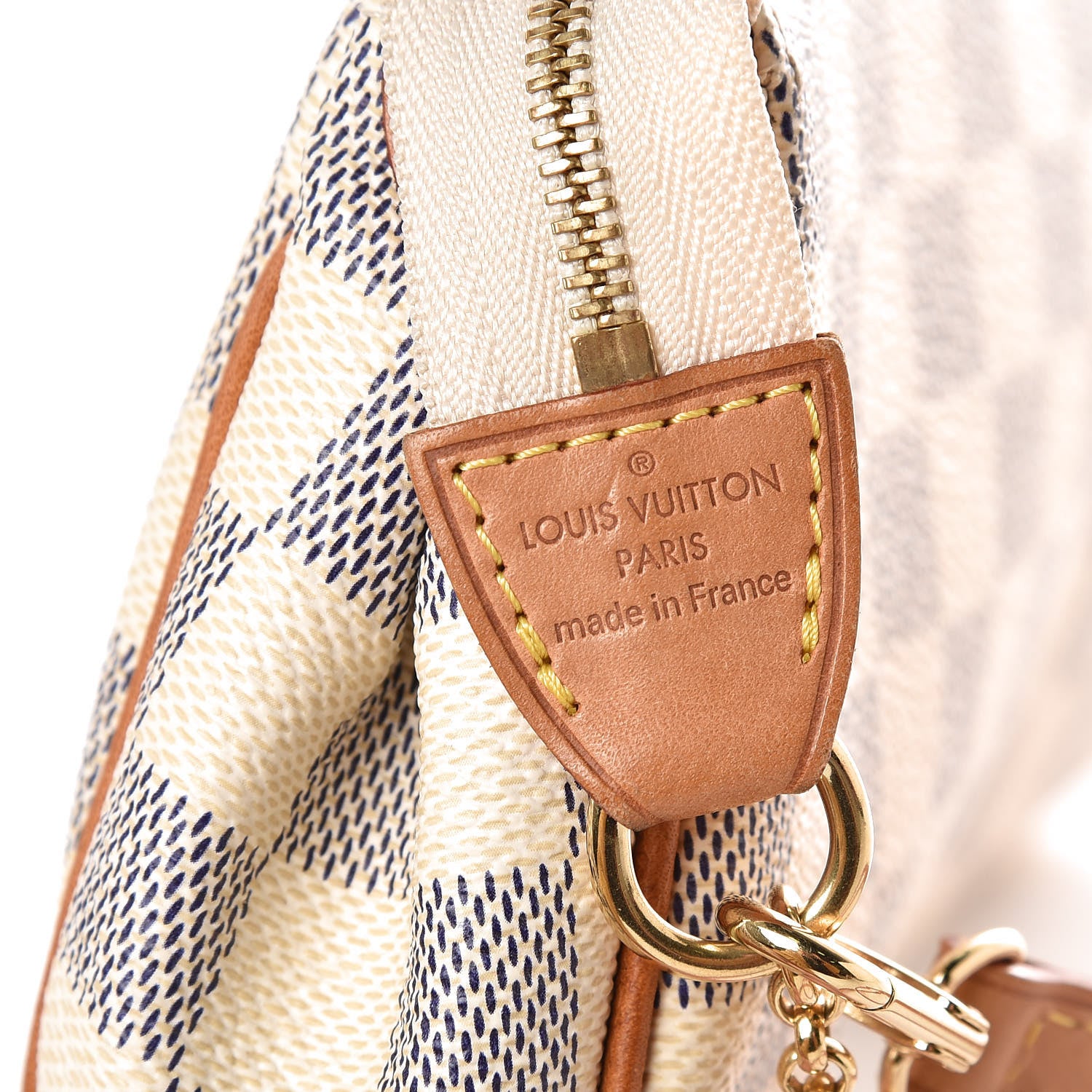 Louis Vuitton Damier Azur Eva Clutch 6 of 11