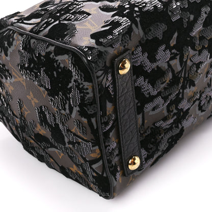 Louis Vuitton Monogram Fleur De Jais Sequins Speedy 30 10 of 13