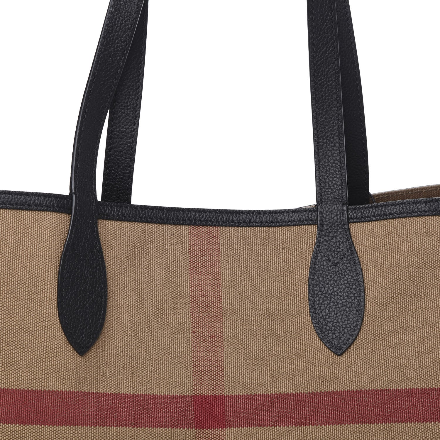 Burberry Coated Canvas Mega Check Medium Doodle Tote Black 13 of 13